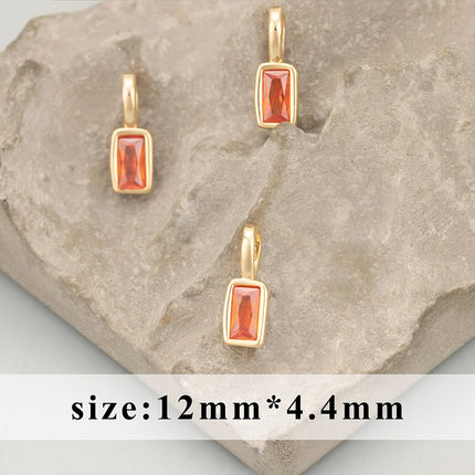 GUFEATHER,6pcs/lot,MH24,jewelry accessories,18k gold rhodium plated,copper,zircons,hand made,charms,diy pendants,jewelry making