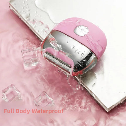 Electric Bikini Trimmer Painless Shaver for Face Legs Underarm Waterproof Portable Women Epilator Lady Shaver for Intimate Areas
