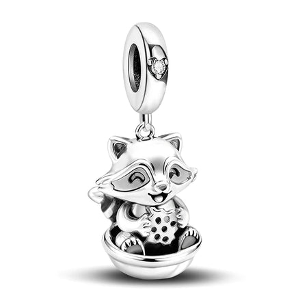 925 Sterling Silver Animal Series Little Lion Butterfly Spot Dog Charms Beads Fit Original Pan Bracelet High Quality DIY Jewelry