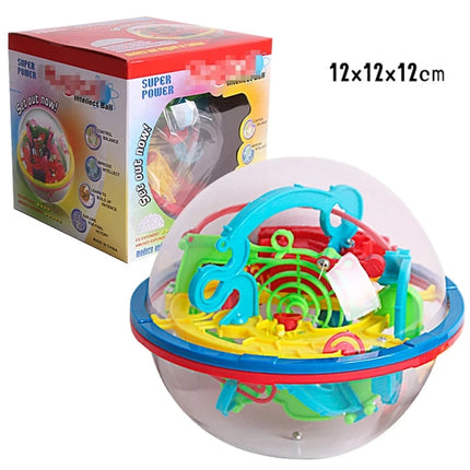 Maze Ball Mini 3D Magic Puzzle Intelligence & Idea Perplexus Maze Game Labyrinth IQ Gifts Display Stand for Kids and Adults