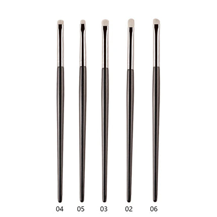 1pc White Pony Hair Eyeshadow Makeup brushes Small Smudge Precision Crease Detail Bevel Eye Shadow Make up brush Liner Lip