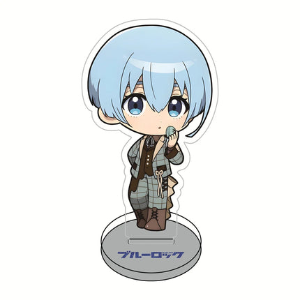 Blue Lock Military Style Version 10cm Acrylic Stand Figures keychain  Anime Collectible Merchandise Desktop Decoration Fan Gift