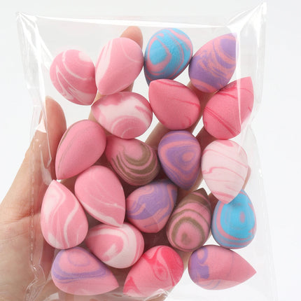10/20/30/50/100Pcs Mini Makeup Sponge Set, Dual-Use Wet/Dry Beauty & Blenders for All Skin Types
