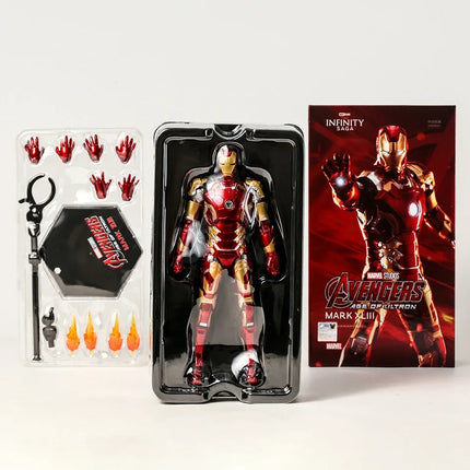 ZD Toys Iron Man Mark MK 1-7 17 21 42 43 45 46 85 Tony Stark Collectible Model Doll Action Figure Toy