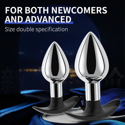 Runyu Sexy Adult Metal Anal Plug Fetish Erotic Butt Plug Penetration-anal Products But Pluk Sexy Gadgets Sex Toys for Men Women