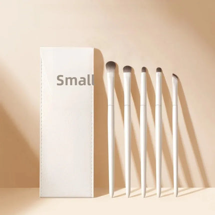 Cloud Porcelain 8-Piece Eyeshadow Brush Set Soft Bristle Blade Edge Eyeshadow Brush Nasal Shadow Brush Eye Makeup Diffusion Brus