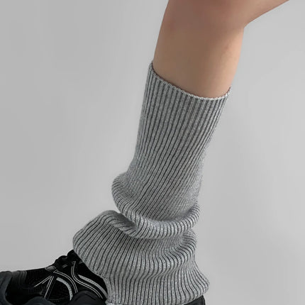 ay Knitted Leggings Sos Women's Autumn Winter College Sle adient JK Small Leggings Slimming Effect Night Study Room