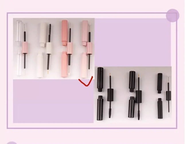 10-100pcs Empty Mascara Tube Double Head DIY Eyeliner Tube Dual-purpose Eyelash Tube Growth Liquid Bottle Cosmetic Container