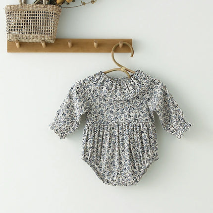 Baby Girl Clothes For 0-2Y Spring Soft Cotton Newborn Baby Girl Long Sleeves Romper Fashion Infant Clothing