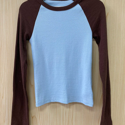 Pink Striped Slim Long Sleeve Tees Women Spring Casual Cotton O-neck Tshirt New Tops Clothes Sweet Cute  Vintage T-shirts Y2K