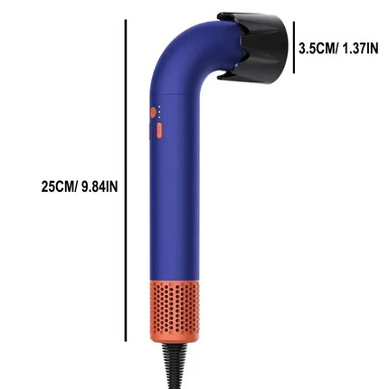 Negative Ion High Speed Hair Dryer Bend Nozzle Fast Drying Portable Home Travel Hair Dryer