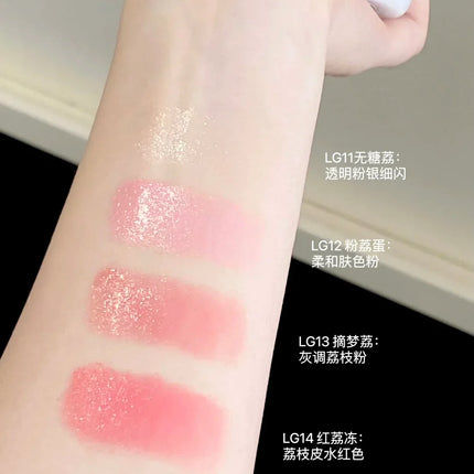 LEEMEMBER Watery Blush Moisturizing Blusher Cream Monochrome Shimmer Cute Cosmetics Longlasting Jelly Face Blusher In Bar Makeup