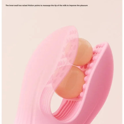 Electric Wearable Nipple Clip Vibrator G-spot Massage Stimulator Erotic Tease Nipple Breast Masturbator  Female Adult Sex Produc
