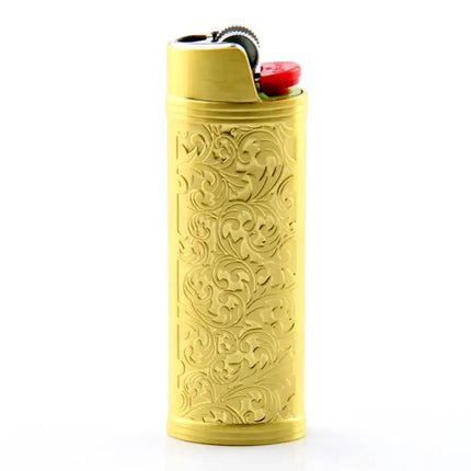 Metal Cowboy Boot Lighter Case for Standard BIC J6 Cute Cat Eyes Rhinotone Embroided Case Sleeve Durable Zinc Alloy Shell