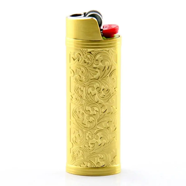 Metal Cowboy Boot Lighter Case for Standard BIC J6 Cute Cat Eyes Rhinotone Embroided Case Sleeve Durable Zinc Alloy Shell