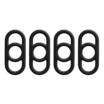 【SA】3 Holes Penis Lock Ring Sex Toys For Men Cock Rings Delay Ejaculation Dick Enlargement Silicone Strengthen Erotic Products