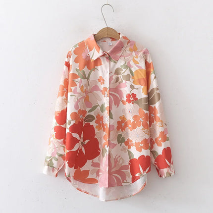 Blouse Fashion T Shirt Woman Casual Summer Tees Streetwear Print Tshirt Autumn Shirts for Women Clothes Vintage T-Shirts Y2k Top