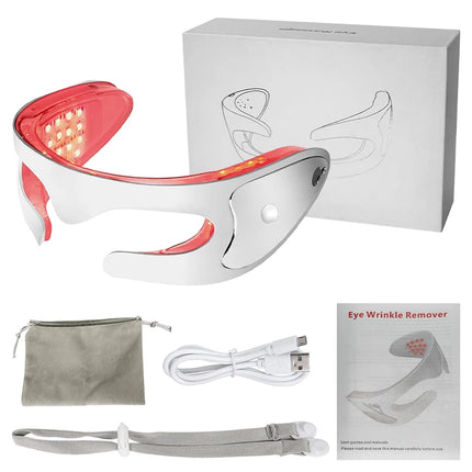 Red Light Theraphy Eye Massager Eyecare Glasses Eye Fatigue Relaxing Dark Circles Puffiness Wrinkles Reduction Beauty Care Tools