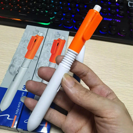 Squirt Pen Prank Funny Water Spray Pen School Supplies Stylish Multifunctional Portable Squirt Gag Tool for Pool Outdoor Garden