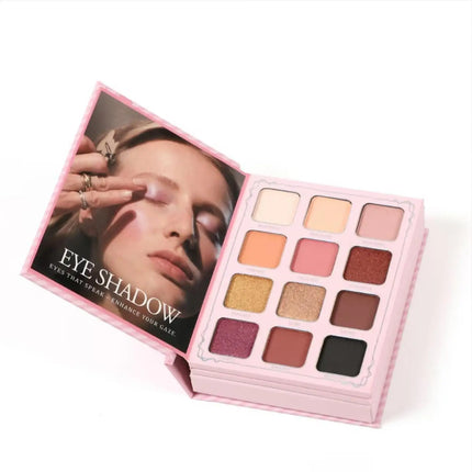 Makeup Book Palette Multifunctional Makeup Product Portable Eyeshadow Palette for Women Girls Ladies College Students Travelers