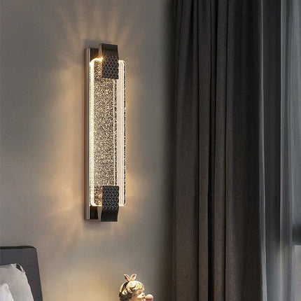 Modern Luxury Crystal Wall Lamp Bedroom Bedside Corridor Stairway Hallway Restaurant Kitchen Background Wall Led Light Sconce