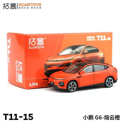 XCARTOYS 1:64 Scale XPeng G9 G6 X9 Series Alloy Car Model Diecast Simulation Original Design