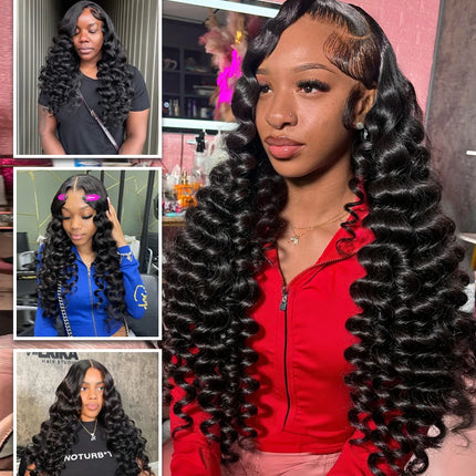 Wigirl Loose Wave Bundles Human Hair Raw Virgin Unprocessed Extensions 1 3 4 Loose Deep Wave Bundles Double Weft Wholesale