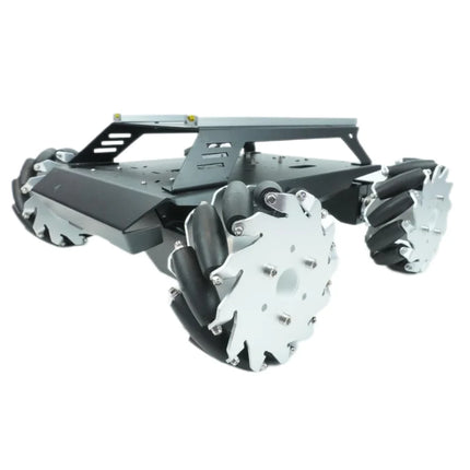 50Kg Load RC Tank Heavy Duty Mecanum Wheel Omnidirectional Robot 12V/24V Motor Metal Chassis for Research Programmable Robot