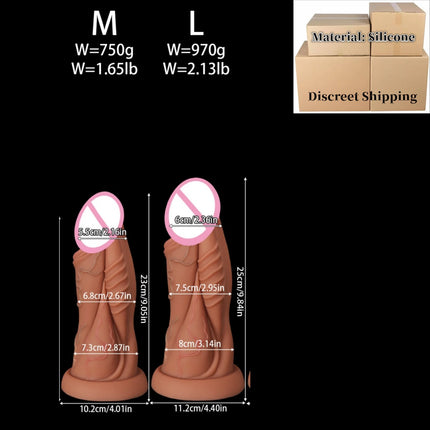 Huge Anal Plug Dildos Monster Muscles Silicone Thick Dildo For Women Men Suction Cup Sex Toys Prostate Massage Realistic Penis