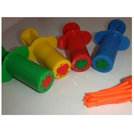 5Pcs/Pack Plasticine Mold Tools Kit Polymer Clay DIY Love Heart Stars Noodles Plasticine Tools Educational Toy For Kid