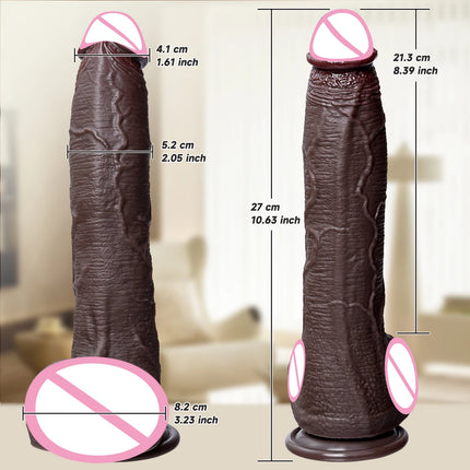 Huge Black Dildos Adult Sex Toys for Women Realistic Dildo Double Layered Liquid Silicone Thick Penis Woman Masturbation Penis