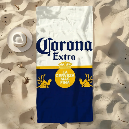 C-corona Towel Beach Quick Dry Soft Pool E-extra Beer Towels Gift for Travel Gym Shower Camping sports