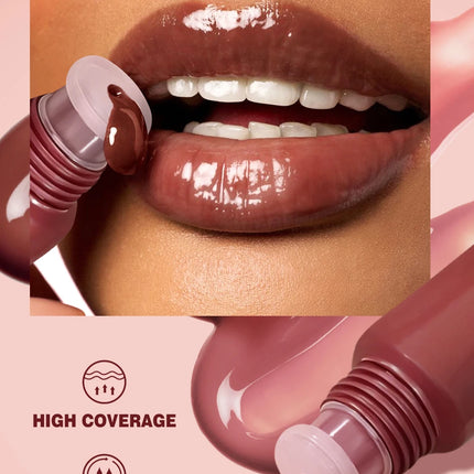 QIBEST Crystal Lip Balm Moisturizing Lip Gloss Oil Jelly Lipgloss Long Lasting Liquid Lipstick Hydrating Tinted Lip Serum Makeup