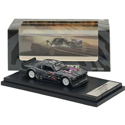 SW 1/64 For Mustang 1965 Hoonicorn RTR V3 HORZON / KamaZ trailer Car Diecast Model Collection Auto Gift