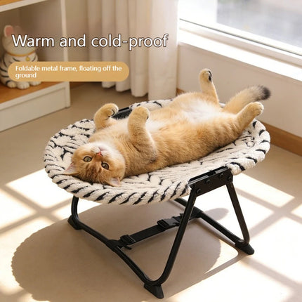 JUSTINLAU Pet Marching Bed Universal for All Seasons Cat Nest Foldable Dog Outgoing Supplies Applicable To Small & Medium-Sized