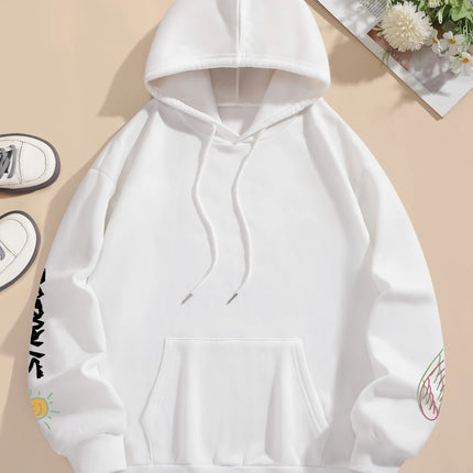Personalized bear print hoodie for autumn and winter couples casual pullover sweatshirt fashionable and comfortable hoodie S-3XL