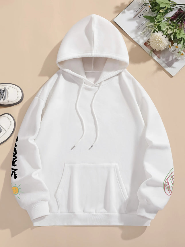 Personalized bear print hoodie for autumn and winter couples casual pullover sweatshirt fashionable and comfortable hoodie S-3XL