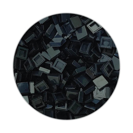 200/330/660pcs MOC Pixel Particles Plate Smooth 1x1 DIY Building Blocks Flat Square Bricks Halloween Christmas Children Toy 3070