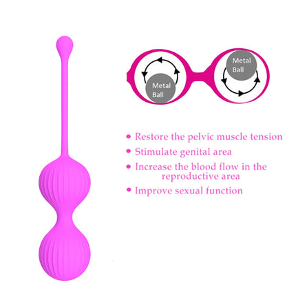3Pcs Vaginal Ball Silicone Smart Geisha Kegel Egg Simulator Vagina Ben Wa Tightening Exerciser Sex Toys for Women