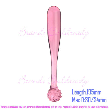 Pyrex Glass Dildo Fake Penis Crystal Anal Beads Butt Plug Prostate Massager G Spot Female Masturbation Toys
