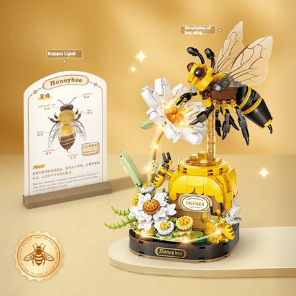 LOZ Glowing Insect Series Building Blocks DIY Mini Model Home Decor Gift Adult Birthday Gift
