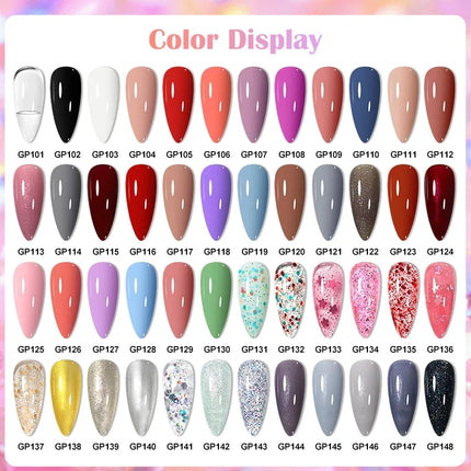 MEET ACROSS 8ml Glass Bottle Water-Based Peel Off Nail Polish Colorful Air Dry Nail Art Varnish Nails Manicure No Need Lamp