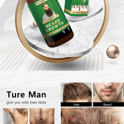 Beard growth essence. It helps your beard grow quickly, and is a must-have for mature men. It makes you look more manly and is e
