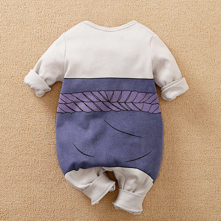 Newborn Clothes Handsome Cos-Playing Cotton Comfortable And Soft 0-18 Boys And Girls Spring AndAutumn Long Sleeved Baby Jumpsuit