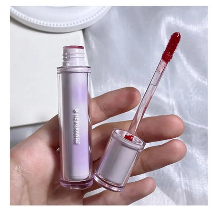 HERORANGE Lip Gloss Mirror Lip Glaze Watery Waterproof Lasting Transparent Jelly Liquid Lipstick Beauty Makeup Lip Cosmetic