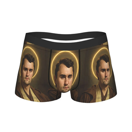 Charlie Kirk Angelic Advocate  Underwear  Printed Boxershorts Quality Men's Underpants Elastic Boxer Brief Gift Idea
