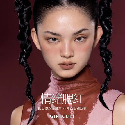 Girlcult Soft Matte Blush Long Lasting Pigmented Natural Velvet Finish Tiktok Trending Aesthetic Blusher for Cheeks