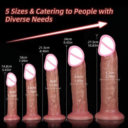 Realistic Silicone Dildo with Suction Cup G-Spot Anal Dildos Strap on Dick Butt Plug Masturbat Adult Sex Toys for Man Women 18+