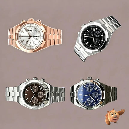 2026 A111High Quality Fashion Sport Luxury Men's Black Blue Stainless Steel Bracelet Automatic Mechanical Watch