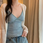 M ( 35-47.5kg ) / Blue [single pack - sultry camisole]